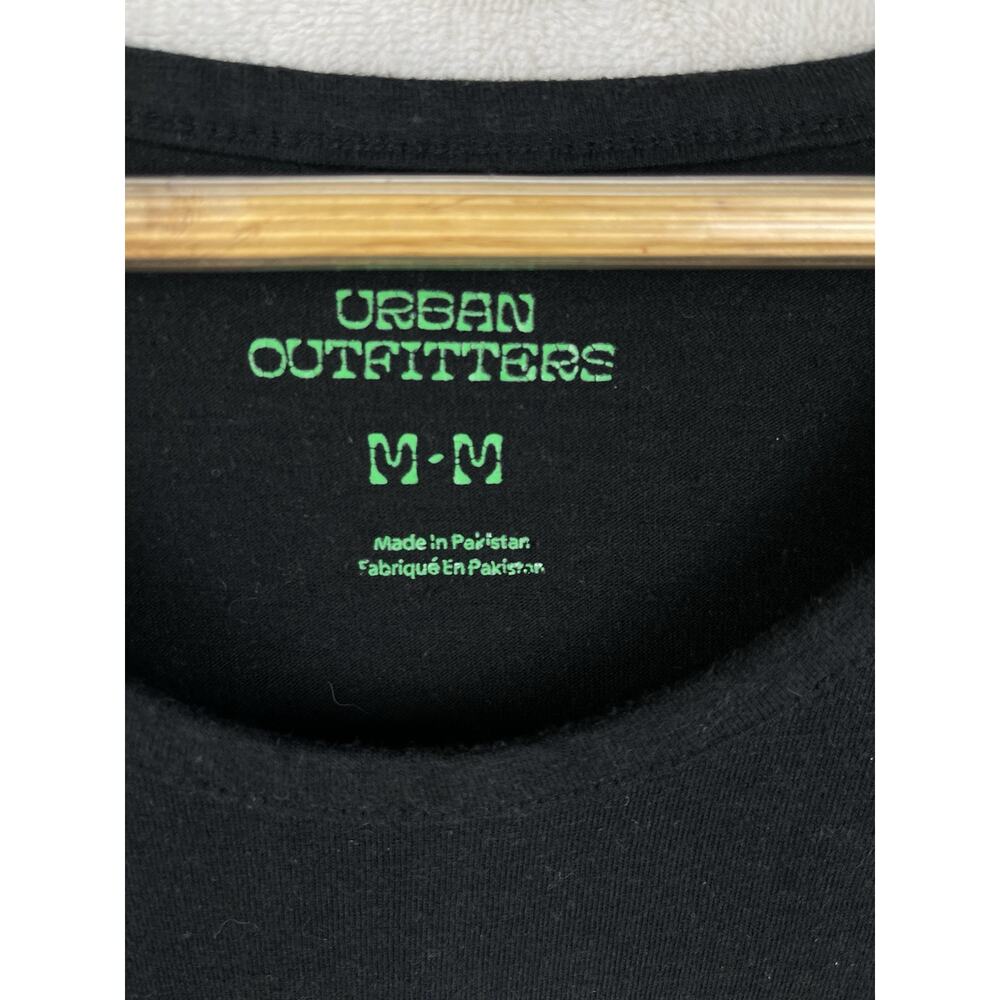 Urban Outfitters Men's Med Sleeveless Crop Tank Top Crew Neck Grungecore Matrix - Picture 3 of 7